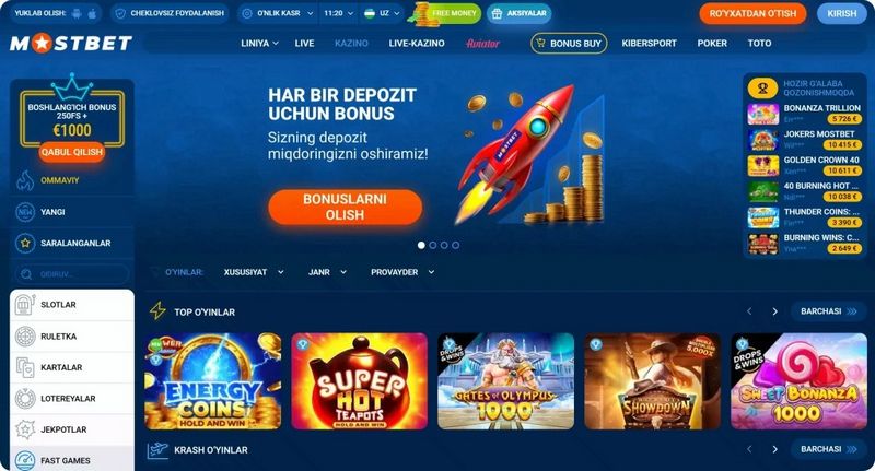 Mostbet Online Casino: Çevrimiçi Oyun Tutkunları İçin Kapsamlı Bir İnceleme